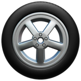 wheel Emoji apple