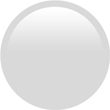 white-circle Emoji apple