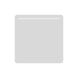 ◽ Weißes mittelgroßes Quadrat Emoji auf Apple macOS und iOS iPhones