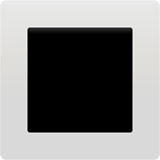 white-square-button Emoji apple