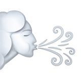 wind-face Emoji apple