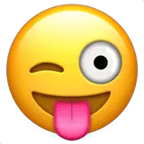 What does this emoji mean 😜?