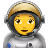 woman-astronaut Emoji apple