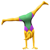 woman-cartwheeling Emoji apple