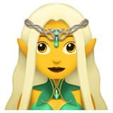 woman-elf Emoji apple