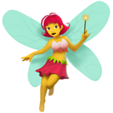 woman-fairy Emoji apple