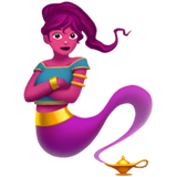 woman-genie Emoji apple