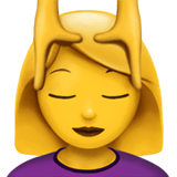 woman-getting-massage Emoji apple