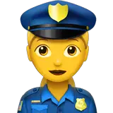 Woman Police Officer on Apple