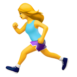 woman-running Emoji apple