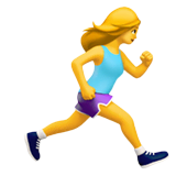 woman-running-facing-right Emoji apple
