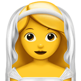 woman-with-veil Emoji apple