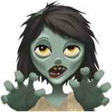 woman-zombie Emoji apple