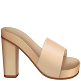 womans-sandal Emoji apple