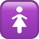 womens-room Emoji apple