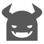 Boos Gezicht Met Hoorns on AU by KDDI