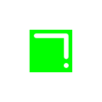 Средний малый черный квадрат on AU by KDDI