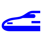 Скоростной поезд с закругленной носовой частью on AU by KDDI