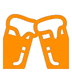 Чокающиеся пивные кружки on AU by KDDI