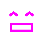 Широко улыбающееся лицо с открытым ртом on AU by KDDI