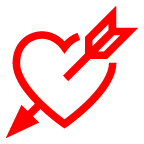 Coração flechado on AU by KDDI