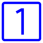 Клавиша с цифрой 1 on AU by KDDI