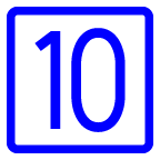 Клавиша с цифрой десять on AU by KDDI