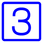 Клавиша с цифрой 3 on AU by KDDI