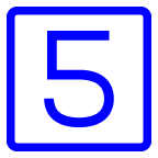 Клавиша с цифрой 5 on AU by KDDI