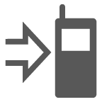 Mobile Phone With Arrow on AU by KDDI