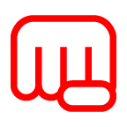 Сжатый кулак on AU by KDDI