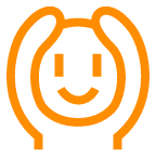 Человек с жестом согласия on AU by KDDI