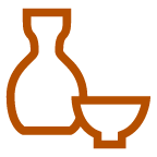 清酒酒瓶和杯子 on AU by KDDI