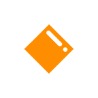 Rombo pequeño naranja on AU by KDDI