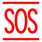 Sos चिह्न on AU by KDDI