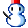 snowman-without-snow Emoji au-kddi