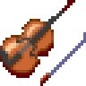 violin Emoji au-kddi