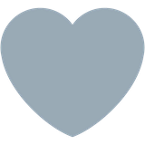 grey-heart Emoji discord