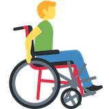 man-in-manual-wheelchair-facing-right Emoji discord