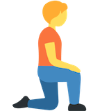 person-kneeling-facing-right Emoji discord