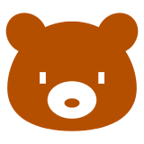 🐻 Bärenkopf Emoji auf Docomo