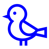 🐦 Bird Emoji in Docomo