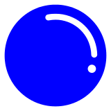 blue-circle Emoji docomo