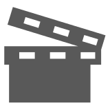 clapper-board Emoji docomo