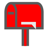 closed-mailbox-with-lowered-flag Emoji docomo