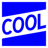 Simbolo con parola inglese “Cool” Emoji Docomo