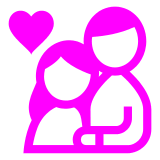 💑 Couple With Heart Emoji in Docomo