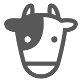 Cara de vaca Emoji Docomo