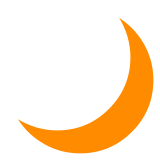 crescent-moon Emoji docomo