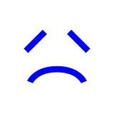 disappointed-face Emoji docomo